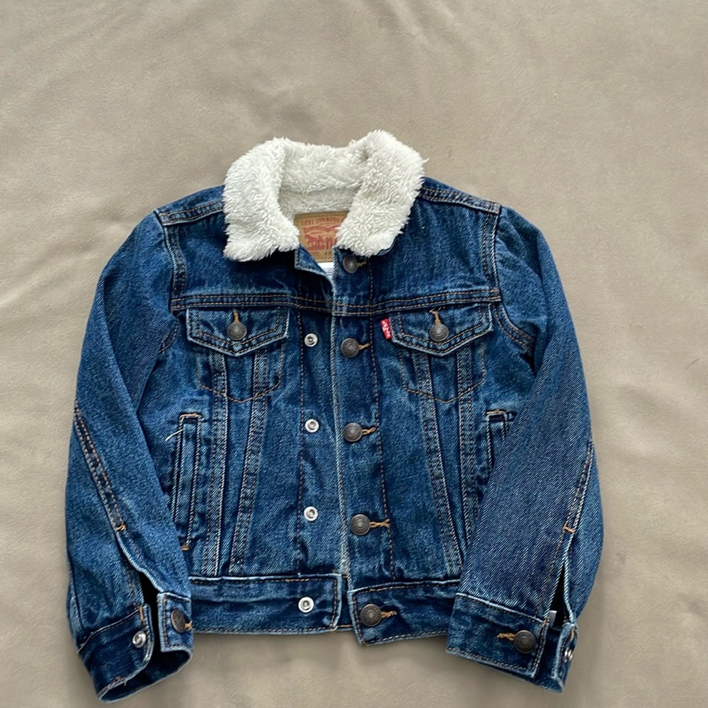 Fleece lined jean jacket